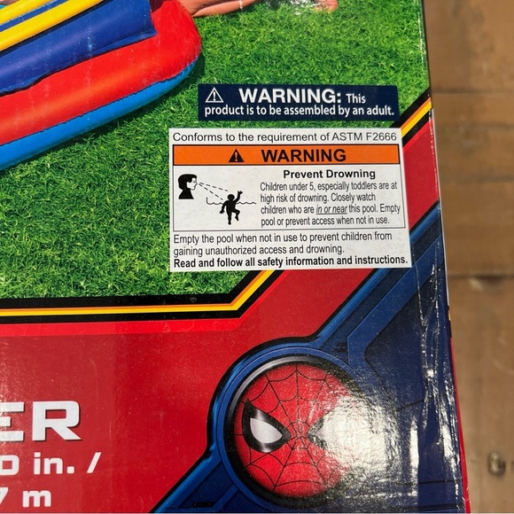 Bestway Spider-Man Marvel Kids Water Play Center Aquapark Water Slide new - Picture 4 of 8